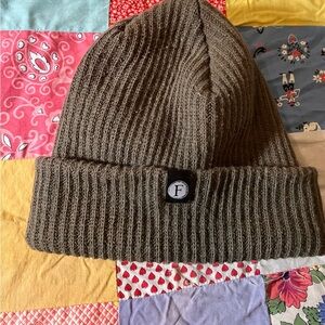 Flipside heavy cotton blend beanie Made in USA